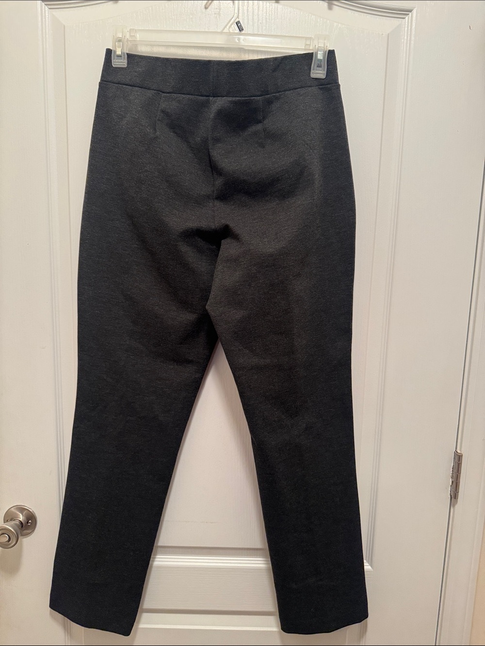 Ellen Tracy Women’s Charcoal Heather Dress Pants - Size L - Picture 3 of 6